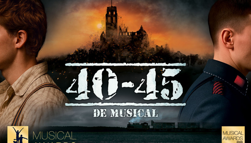 Afbeelding nieuwsartikel: 'Stem op 40-45, de Musical voor de VriendenLoterij Publieksprijs Beste Musical '